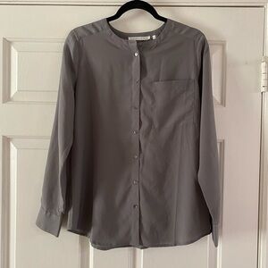 Violet + Claire Charcoal Button-Down Shirt
